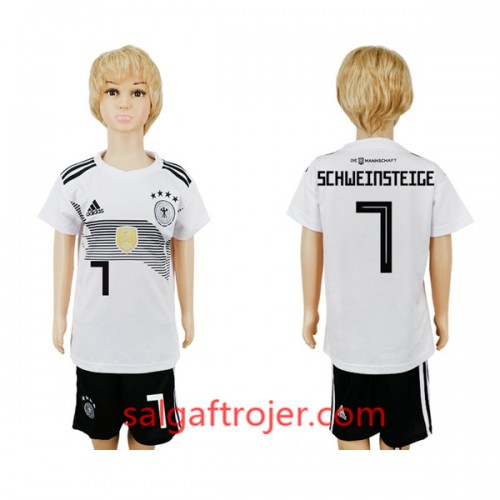 Tyskland Fodboldtrøjer Schweinsteiger 7 Børn Hjemmebanesæt VM 2018 Tyskland Fodboldtrøjer Schweinsteiger 7 Børn Hjemmebanesæt VM 2018